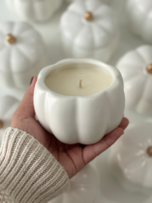 Pumpkin Candle Jar